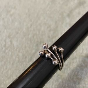 Sterling Silver Adjustable Ring